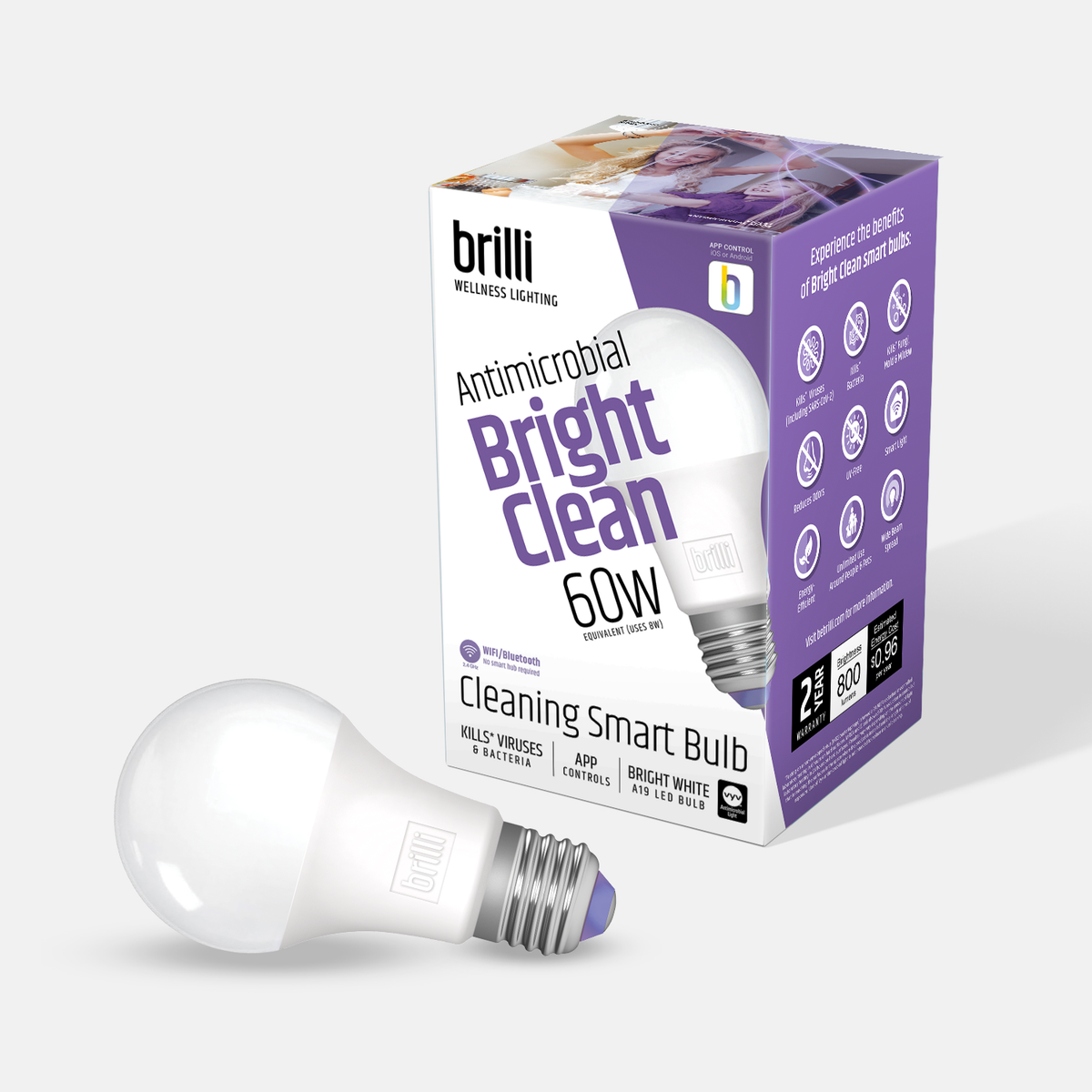 Brilli Bright Clean A19 Bulb